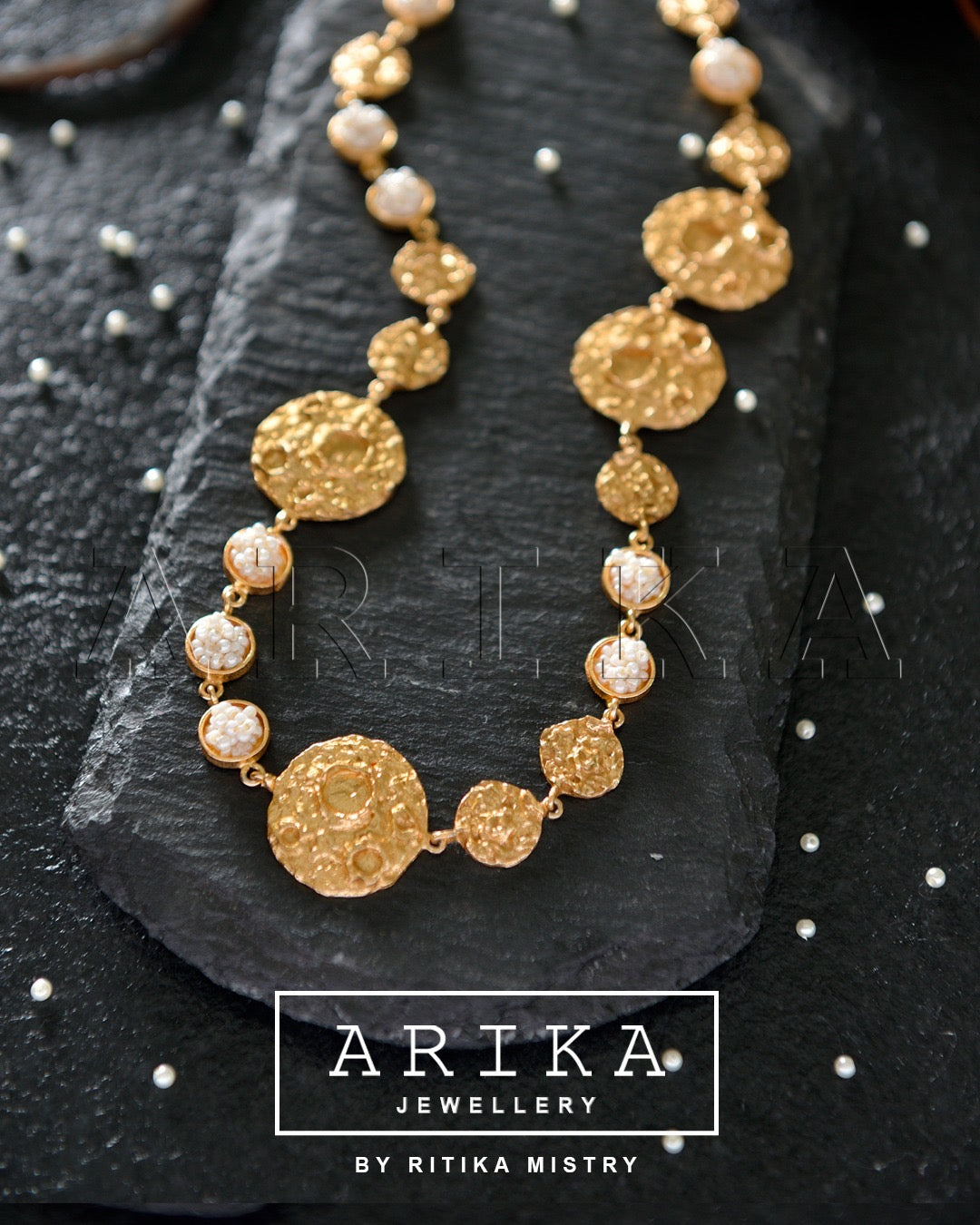 The Heritage Coin & Pearl Statement Necklace